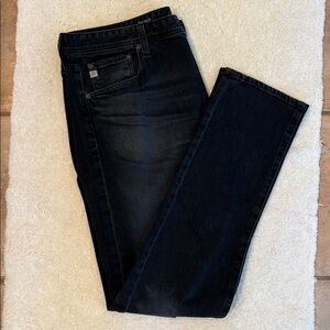 AG Adriano Goldschmied dark navy Tellis jeans